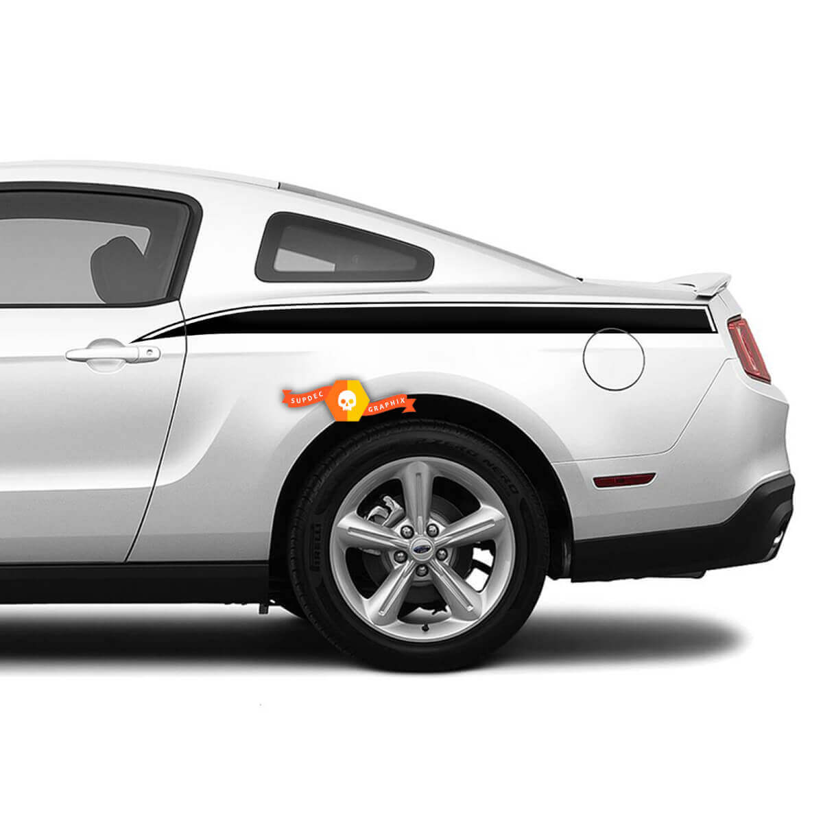 FORD MUSTANG 2005 - 2020 REAR QUARTER SIDE STRIPES