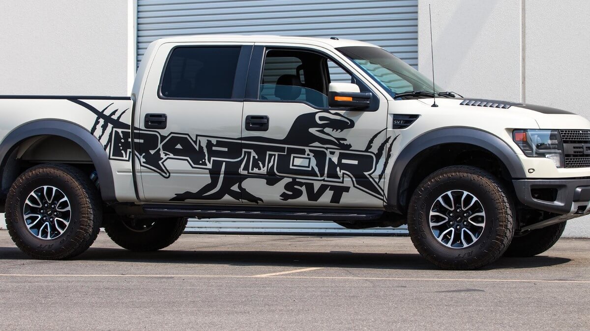 2 Side truck Musclecar power truck SVT Digital Paint WRAP Splash Decal Graphics stickers chatter
