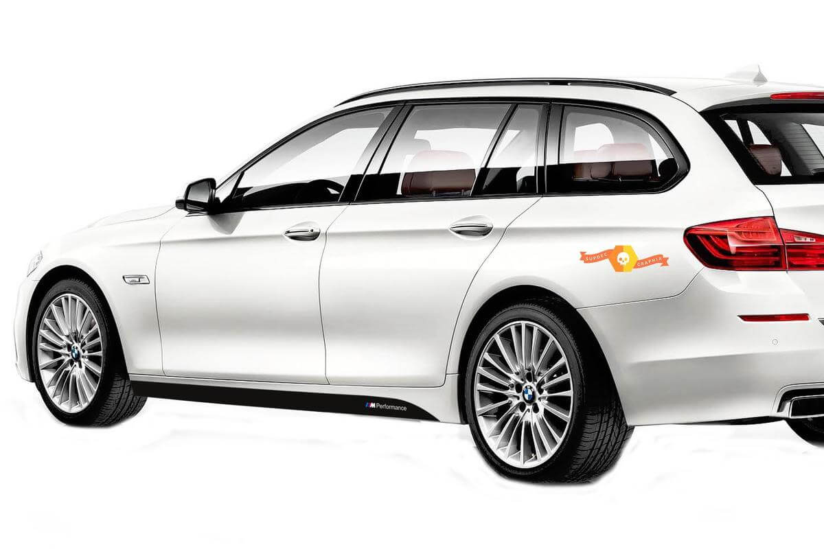 BMW F10 F11 5 Series side skirt stickers decals M SPORT M Performance
