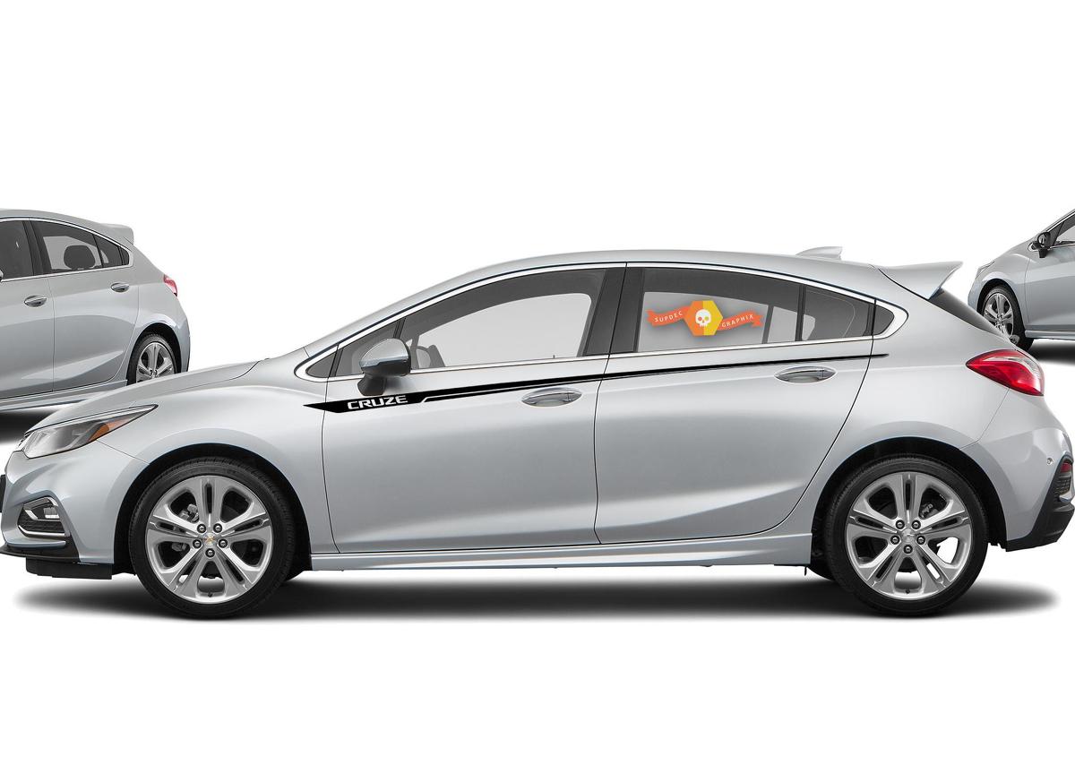 Chevrolet Cruze side pin stripes graphics Sticker Decal door panel Sticker Decal1
