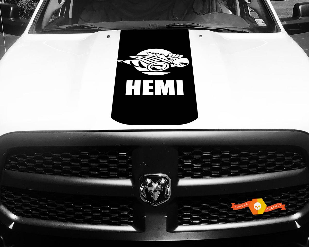 Dodge Ram 1500 2500 3500 Vinyl Racing Stripe Rumble Bee Hemi Hood Decals Stickers #10
