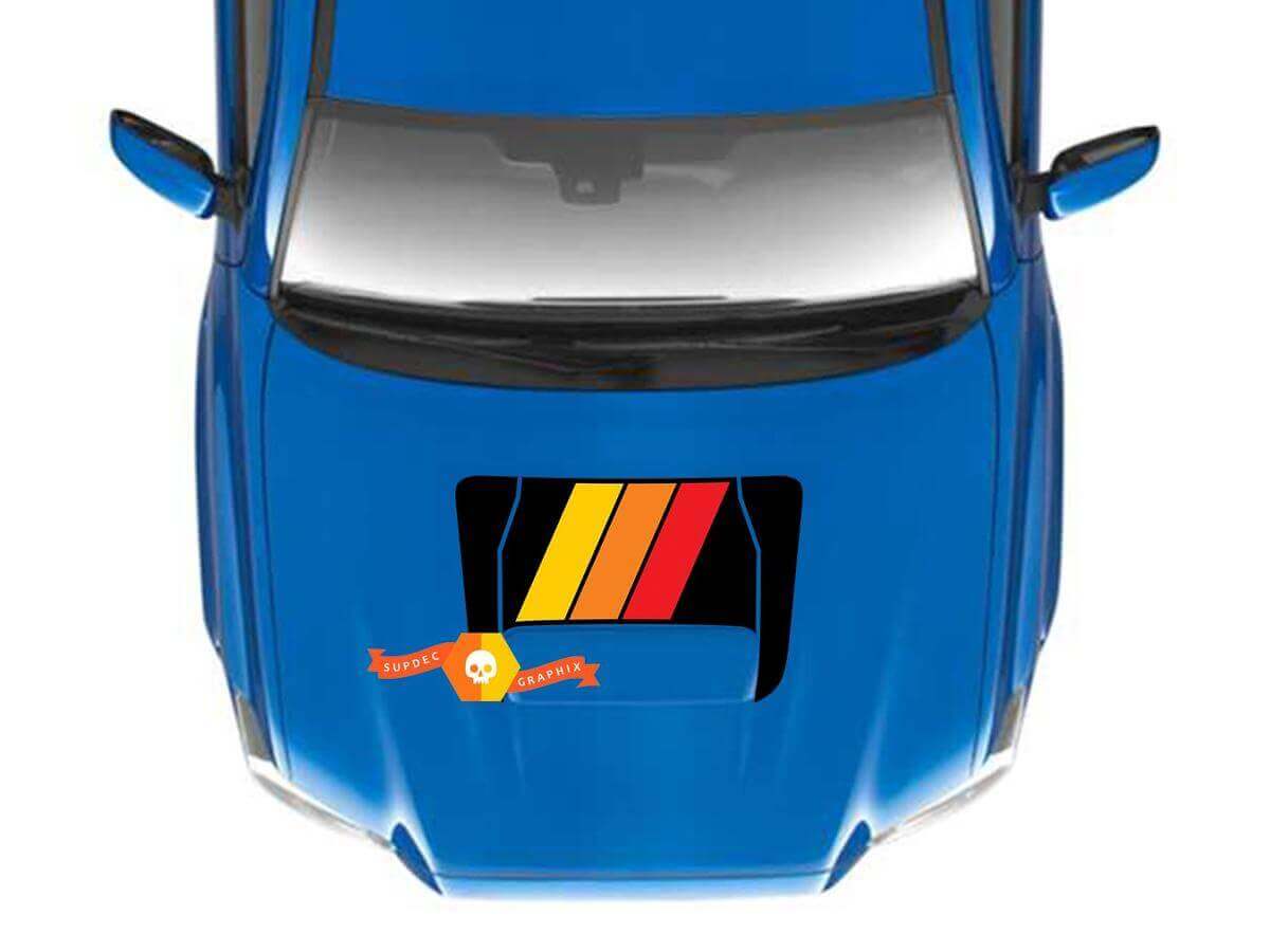  TRD Vintage Style Hood Stripe Vinyl Decal For Toyota Tacoma 2016-2020