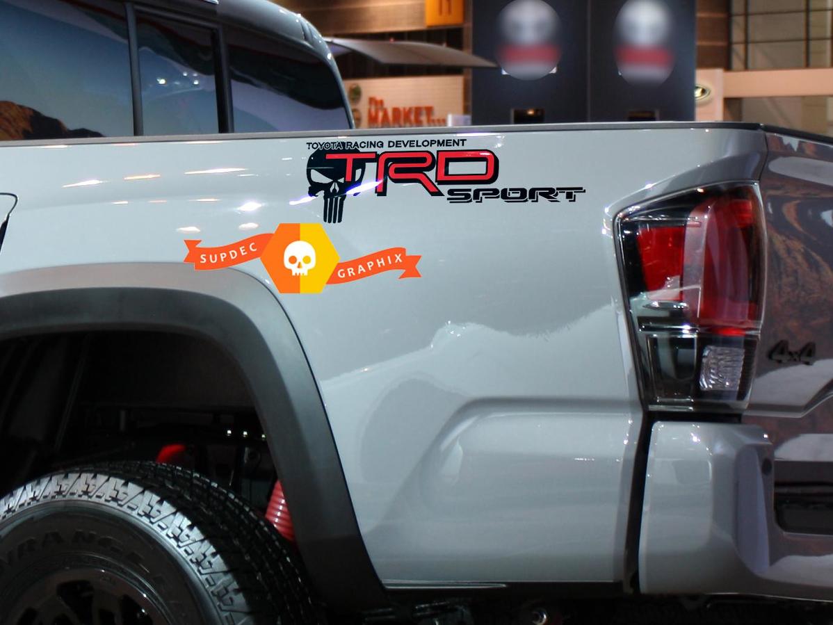 TRD Sport Punisher decals stickers Toyota sport truck sticker graphics Tacoma Tundra 4runner
