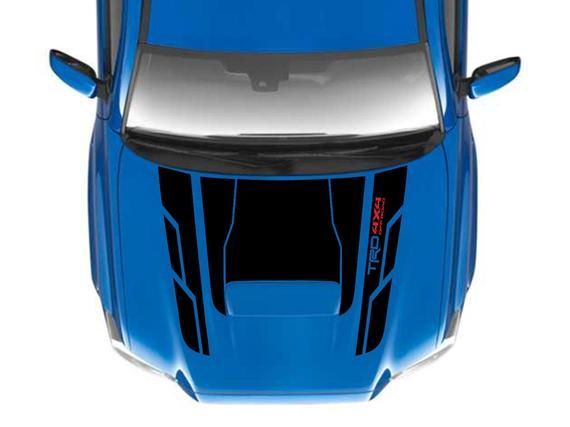 TRD Style Hood Vinyl Decal Sticker for Toyota Tacoma 2016-2020