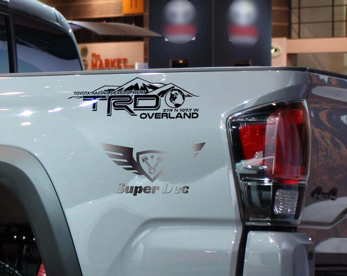TRD Mountains Style Side Vinyl Decal for Toyota Tacoma Tundra FJ Cruiser