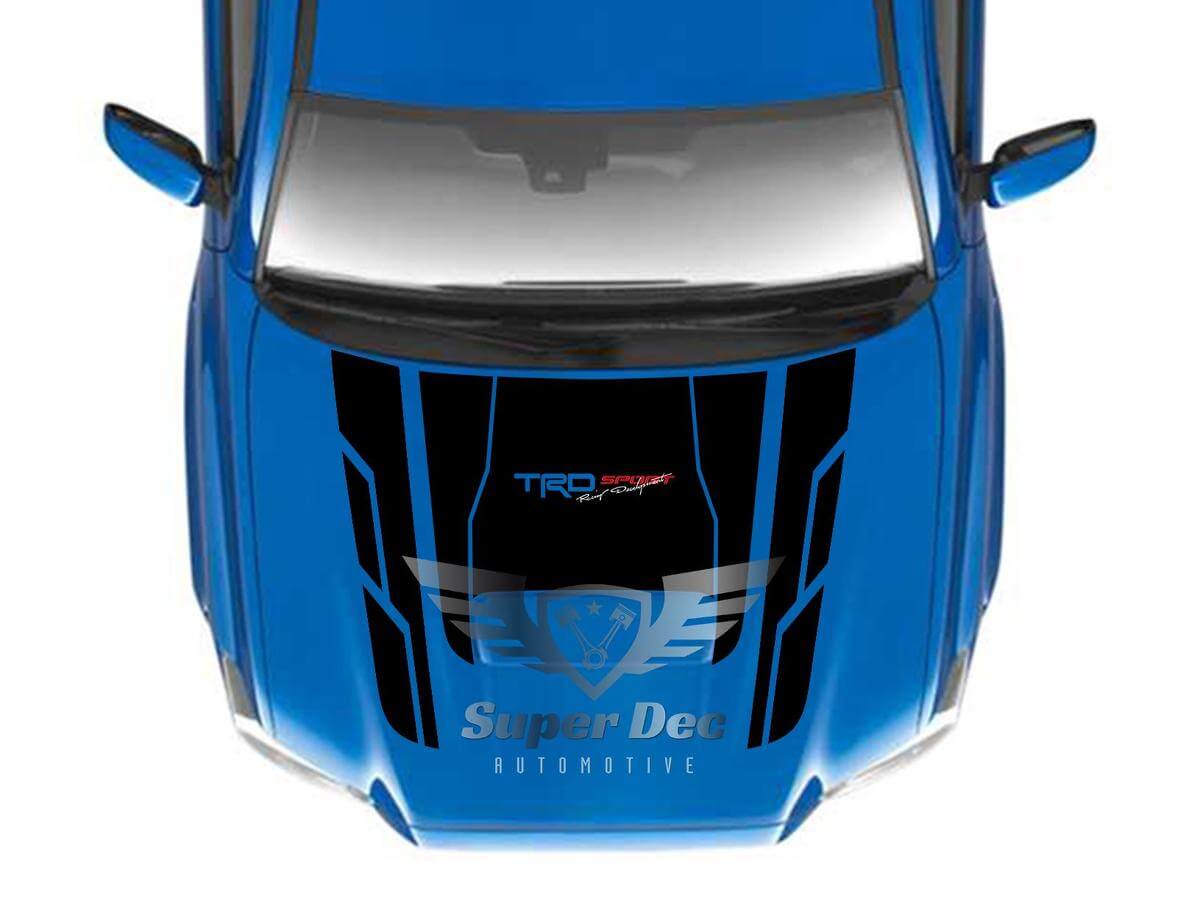 TRD Sport Racing Development Hood Vinyl Decal Sticker for Toyota Tacoma 2016-2020