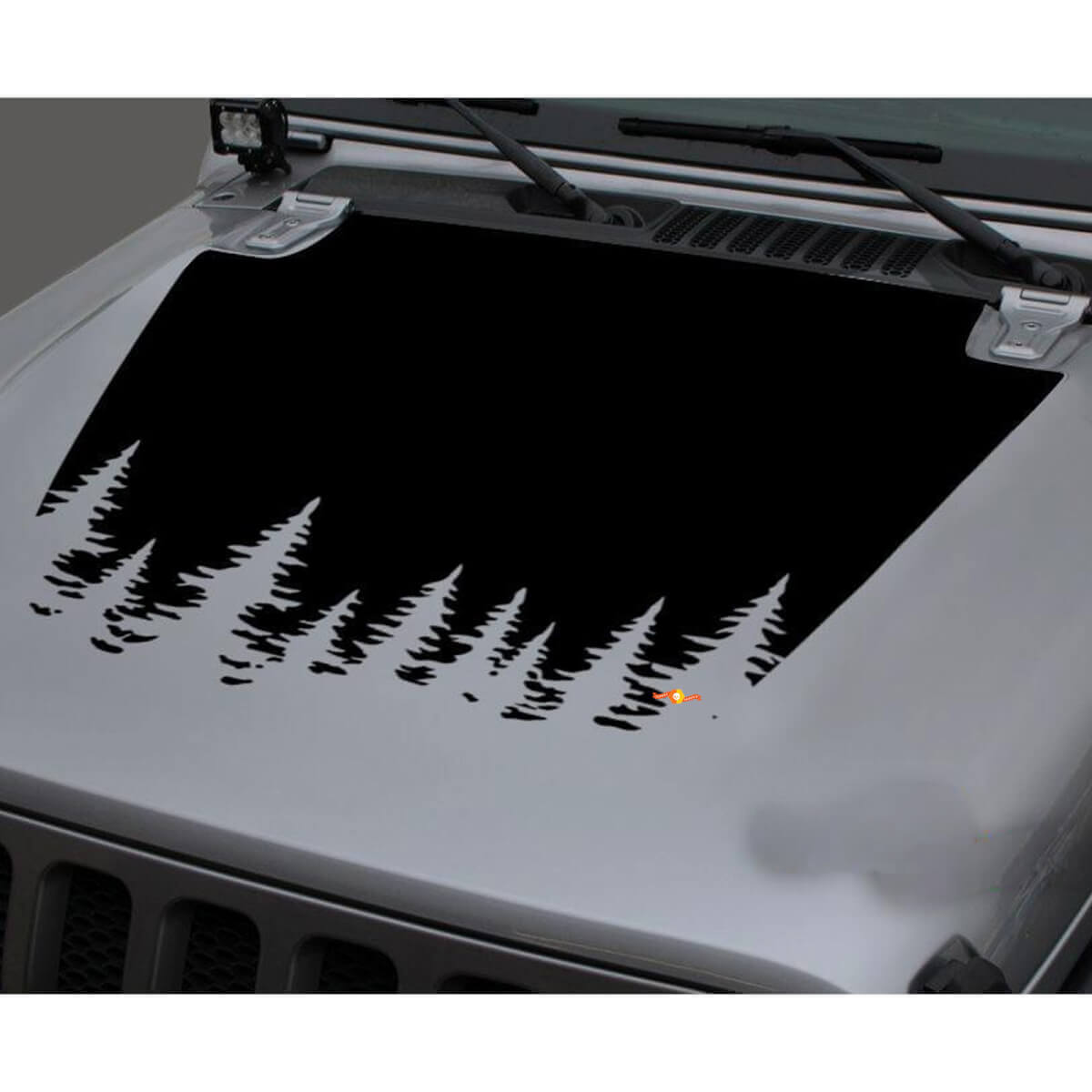 Forest Hood Vinyl Decal for Jeep Gladiator & Wrangler