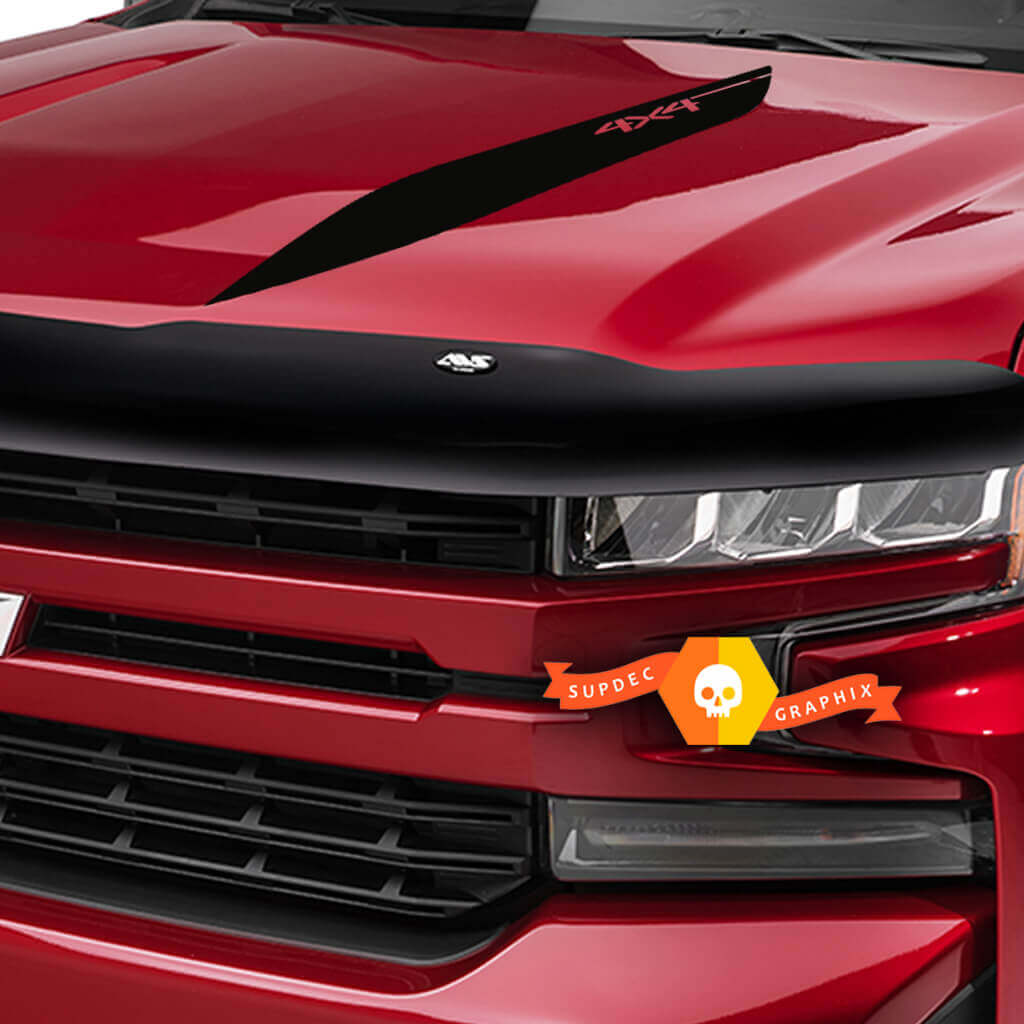 2019 2020 Chevy Silverado Stripes Stickers Decals 1500 HOOD SPIKES Spear Vinyl Graphic
