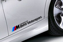 BMW Motorsport Style Rocker Panel Side Decal Pair for BMW M Models