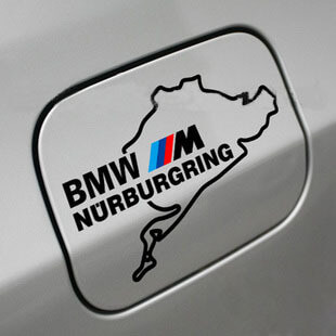 BMW M NURBURGRING M3 M5 M6 328 Fuel Tank Door Decal sticker emblem
