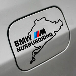 BMW M NURBURGRING M3 M5 M6 328 Fuel Tank Door Decal sticker emblem
