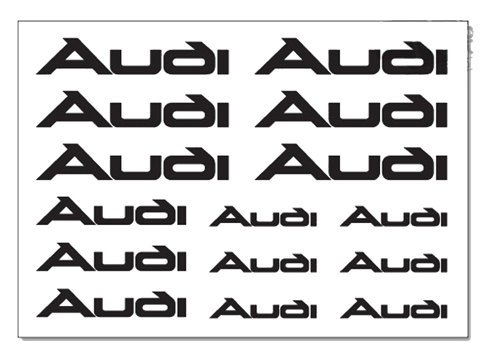 AUDI Brake Caliper Decals Stickers TT A3 A4 A5 A6 Q5 S-line Quat