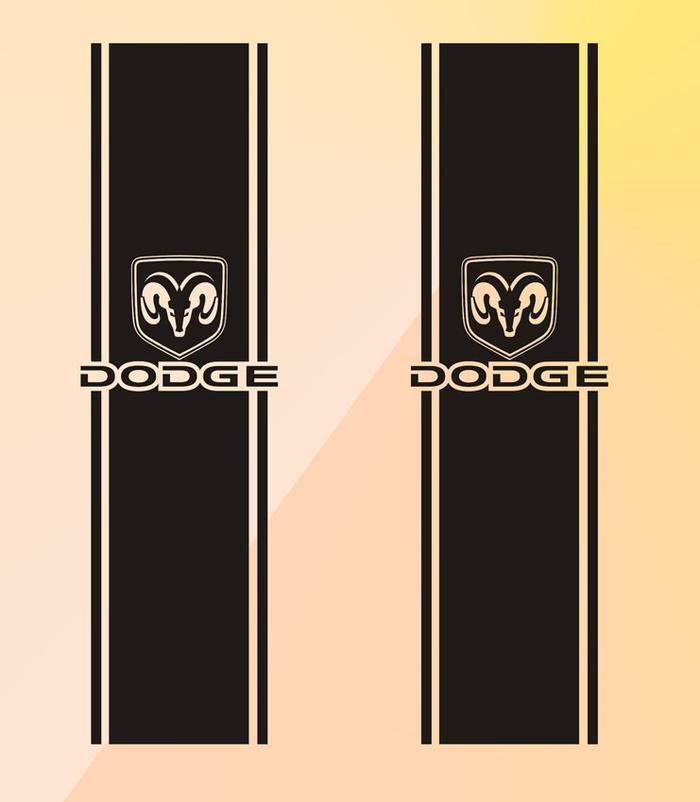 Dodge Ram Truck HUGE 2 BEDSTRIPE STRIPE KIT Vinyl Decal Sticker