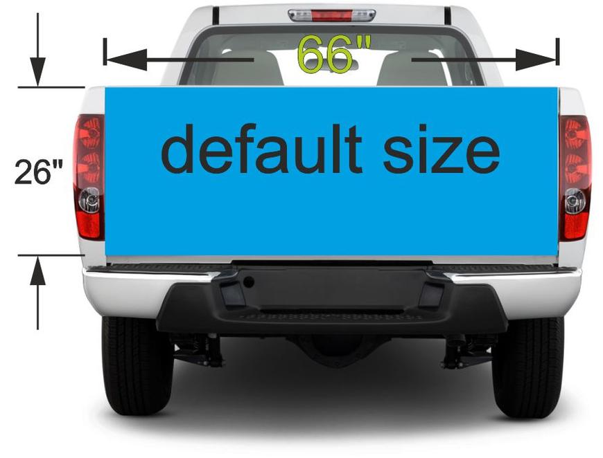 NFL Rear Window OR tailgate Decal Sticker Pick-up Truck SUV Car