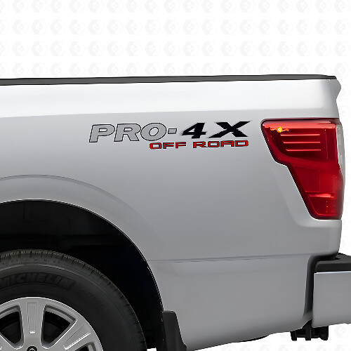 PRO-4X Off Road Side Vinyl Decals Pair for Nissan Titan