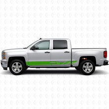 Diagonal Slot Door & Rocker Panel Vinyl Stripes for Chevrolet Silverado 1500 K2XX 2014-2019_6