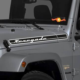 2-Jeep Wrangler Renegade CJ TJ YJ JK XJ Vinyl Sticker Decal