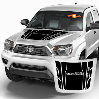 Toyota TACOMA - Mountains Hood Stripe hood decal graphics vinyl sticker TRD 4x4 Off Road
