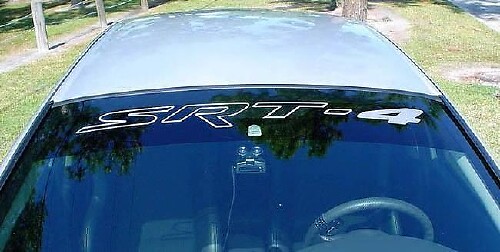 DODGE CHALLENGER SRT4 SRT8 Windshield decals stickers#2