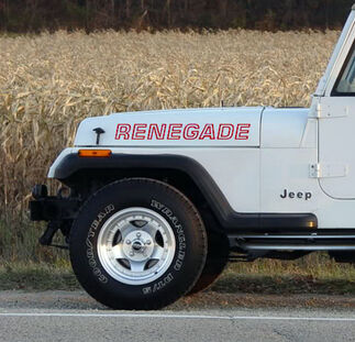 2 Renegade Jeep Wrangler Rubicon CJ TJ YJ JK XJ Sticker Decal#4