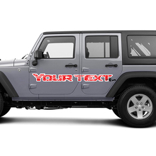 Jeep Graphics kit Vinyl Wrap Sticker Decal Blackout Contour Map Door style Sticker Decal 2 Colors
 2