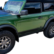 Mountains Style Rocker Panel Side Decals Stickers Pair for Musclecar horse 2021_2