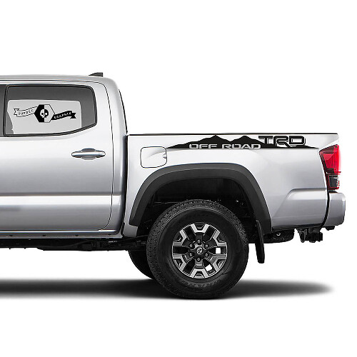 TRD Off-Road BedSide Side Vinyl Stickers Decal suitable for Toyota Tacoma Tundra all years
