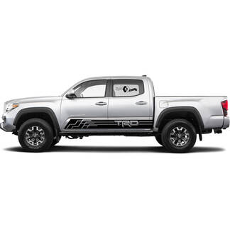 TRD off road Lines Rocker Panel BedSide Side Vinyl Stickers Decal fit to Toyota Tacoma Tundra all years 4
