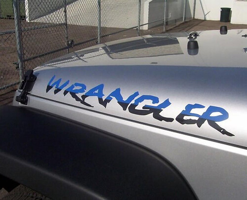 2 Jeep Wrangler YK JK XJ Vinyl Sticker Decals