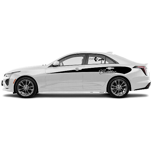 2 New Decal Sticker Stylish Up Doors Accent Side Wrap vinyl Decal for Cadillac CT4
