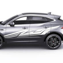 Jaguar E-Pace Side Doors Graphics Geometrical Style decal sticker
 2