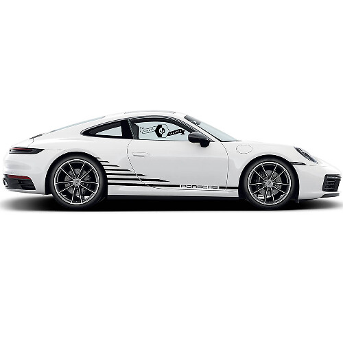 Carrera Style Side Stripes Vinil Decal Kit for Porsche 911