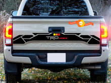Tailgate Rear Vinyl Decal Vintage Colors TRD 4x4 Off Road for Toyota Tacoma Sticker TEQ
 3