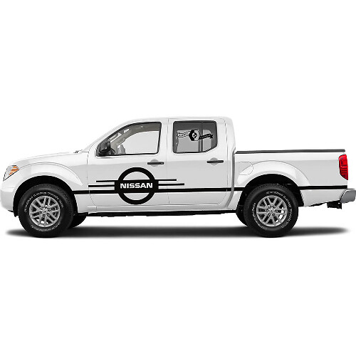 2 Nissan Navara Accent Body Line Logo Vinyl Decal Sticker Graphic Side Stripe Doors
