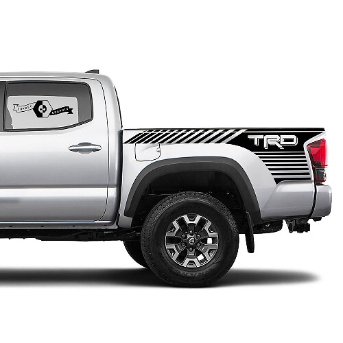 2 Decal sticker kit For Toyota Tacoma Trd Stripe Bed Decal Sticker Graphic Side WRAP
