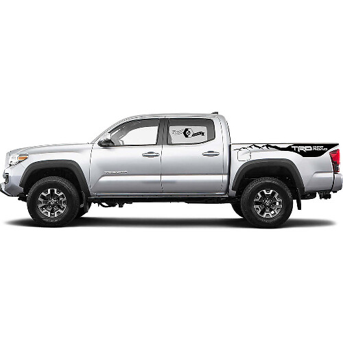 2 Decal sticker kit For Toyota Tacoma Trd Off Road Mountains Bed Decal Sticker Graphic Side WRAP
