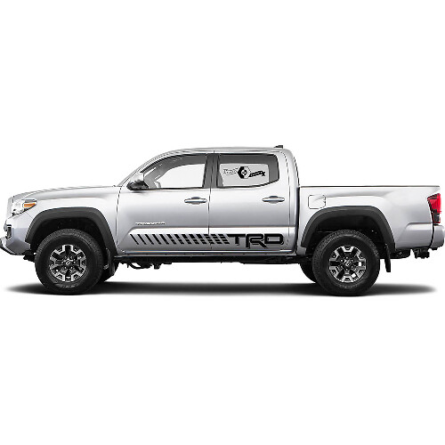 2 Decal sticker kit For Toyota Trd Tacoma Stripe Rocker Panel Decal Sticker Graphic Doors
