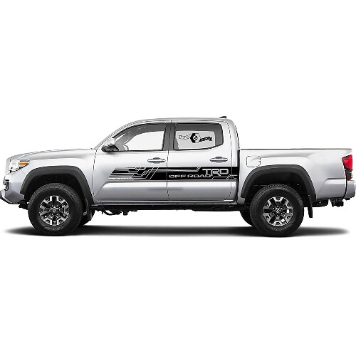 TRD Off Road Style Door Stripe Decal Kit for Toyota Tacoma