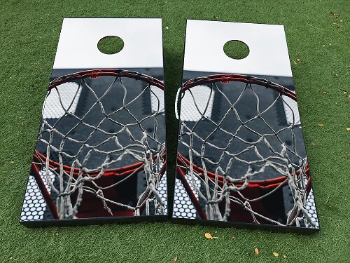 Basketball Hoop Cornhole Board Vinyl Wrap Decal Kit