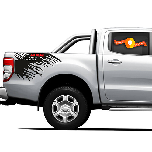 4x4 Off Road Truck Splash side bed Graphics Decals for Ford Ranger 5
