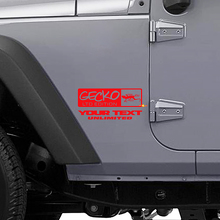 Gecko LTD Style Side Vinyl Decal for Jeep Wrangler Rubicon_3