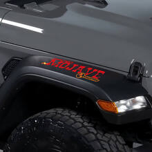 Mojave Style Fender Vinyl Decal for Jeep Wrangler Rubicon_3