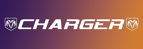 Window Windshield banner vinyl decal sticker firs Dodge Charger