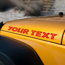 Islander Style Inscription Hood Vinyl Decal for Jeep Wrangler _3