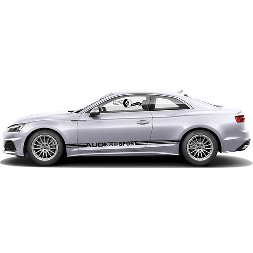 Pair Audi A5 Car Styling Vinyl Rocker Panel Auto Car Sticker for Audi Door Side

