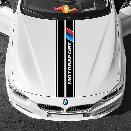 Vinyl Decals Graphic Stickers for BMW hood in the middle BMW Motorsport 2022
