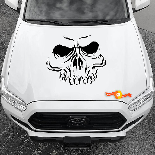 Vinyl Decals Graphic Stickers Car  hood Big Skull   2022
