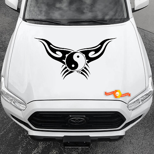 Vinyl Decals Graphic Stickers Car hood New yin and yang abstract 2022
