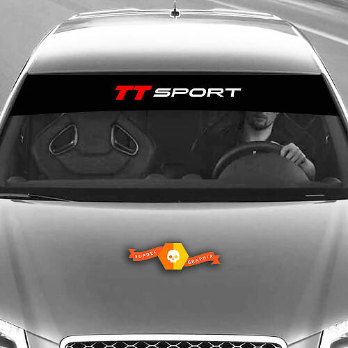 Vinyl Decals Graphic Stickers windscreen TT Sport Audi sunstrip Racing 2022
