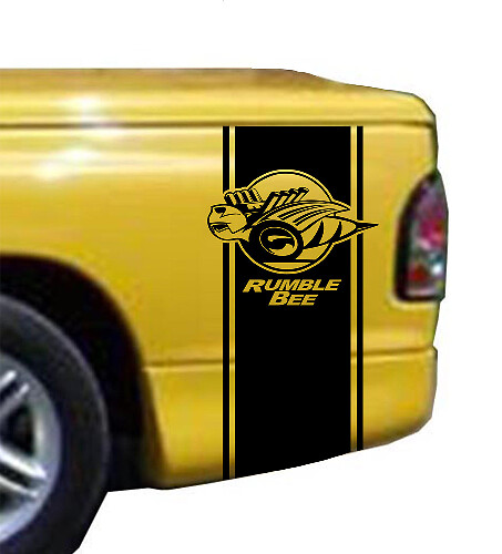 Rumble Bee Bed Stripe Kit Vinyl Sticker Decal for Dodge Ram Truck